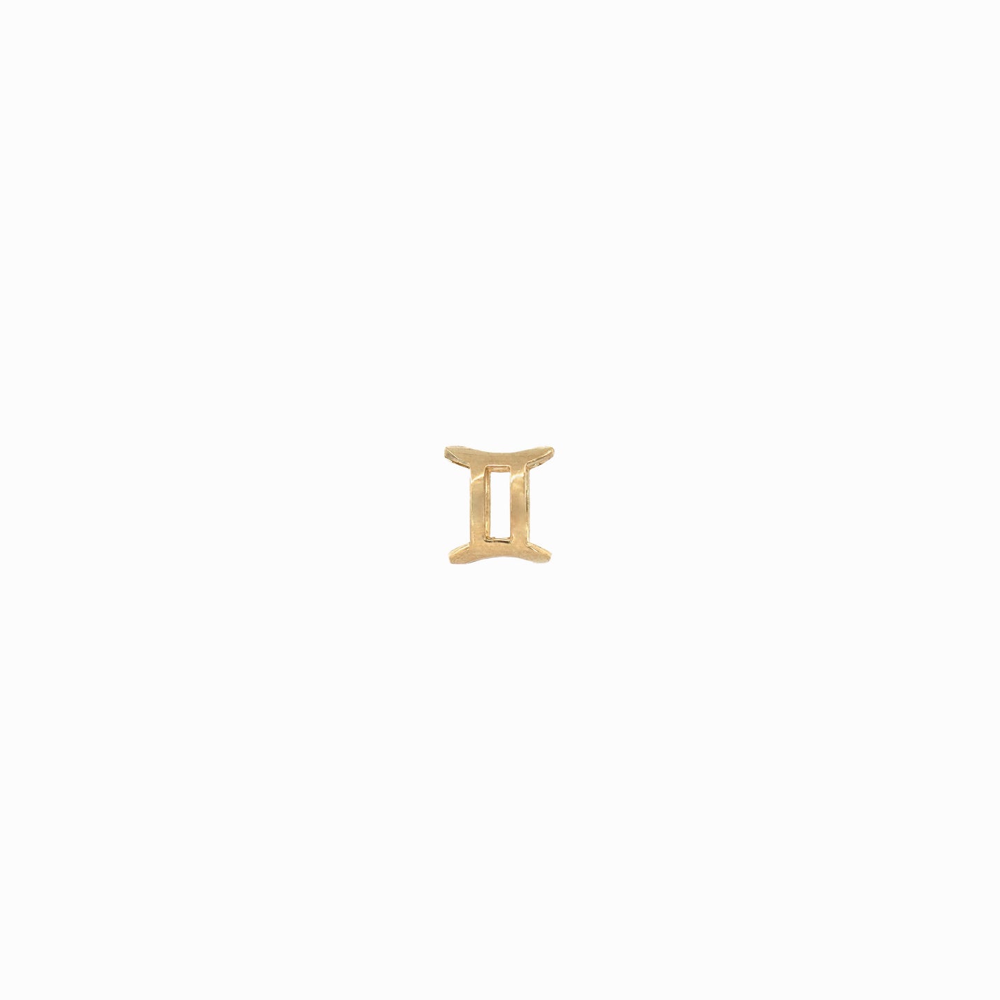 Eclipse Gemini Zodiac Charm 14K Gold