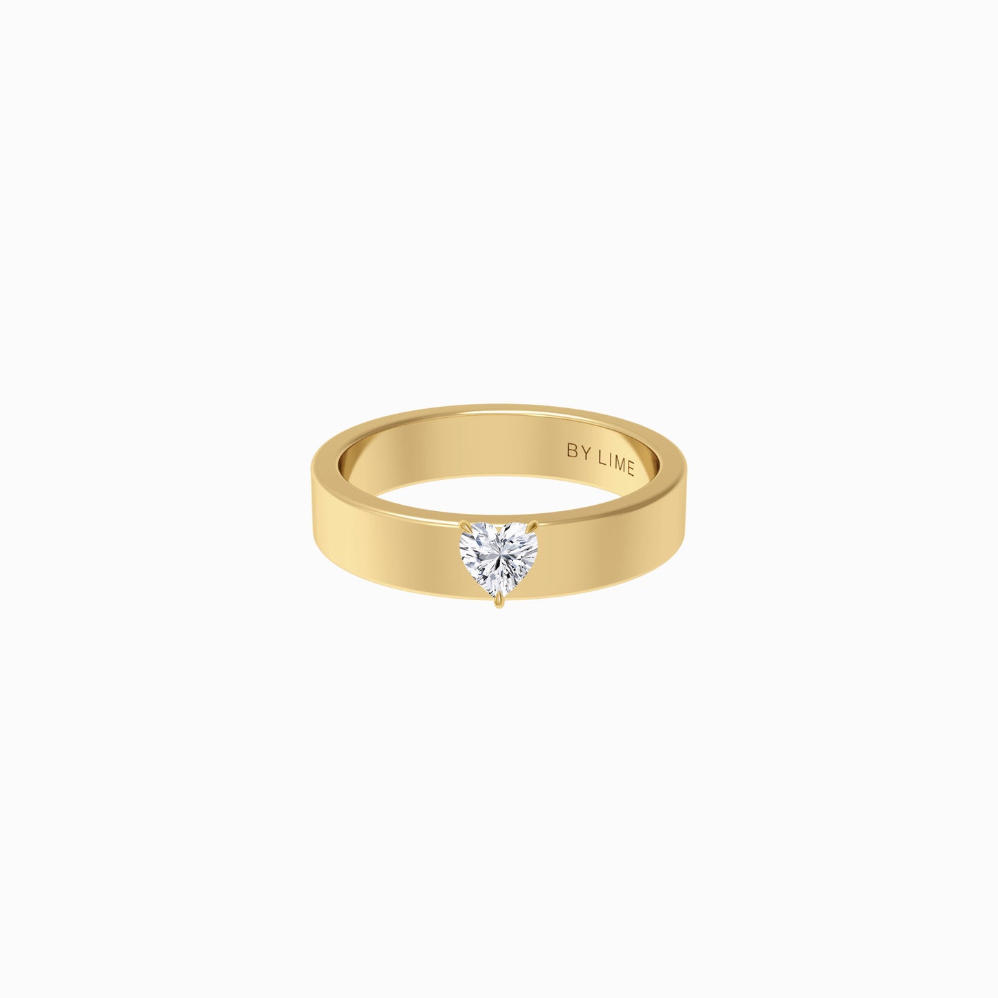 Heart Cut Diamonds Ring Gold | MINE
