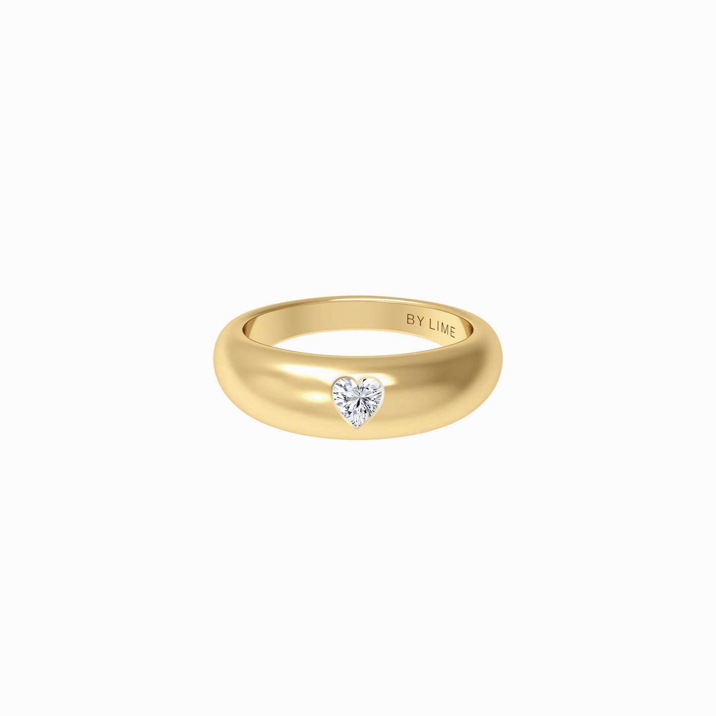 Heart Cut Diamonds Bonbon Ring Gold | BONBON