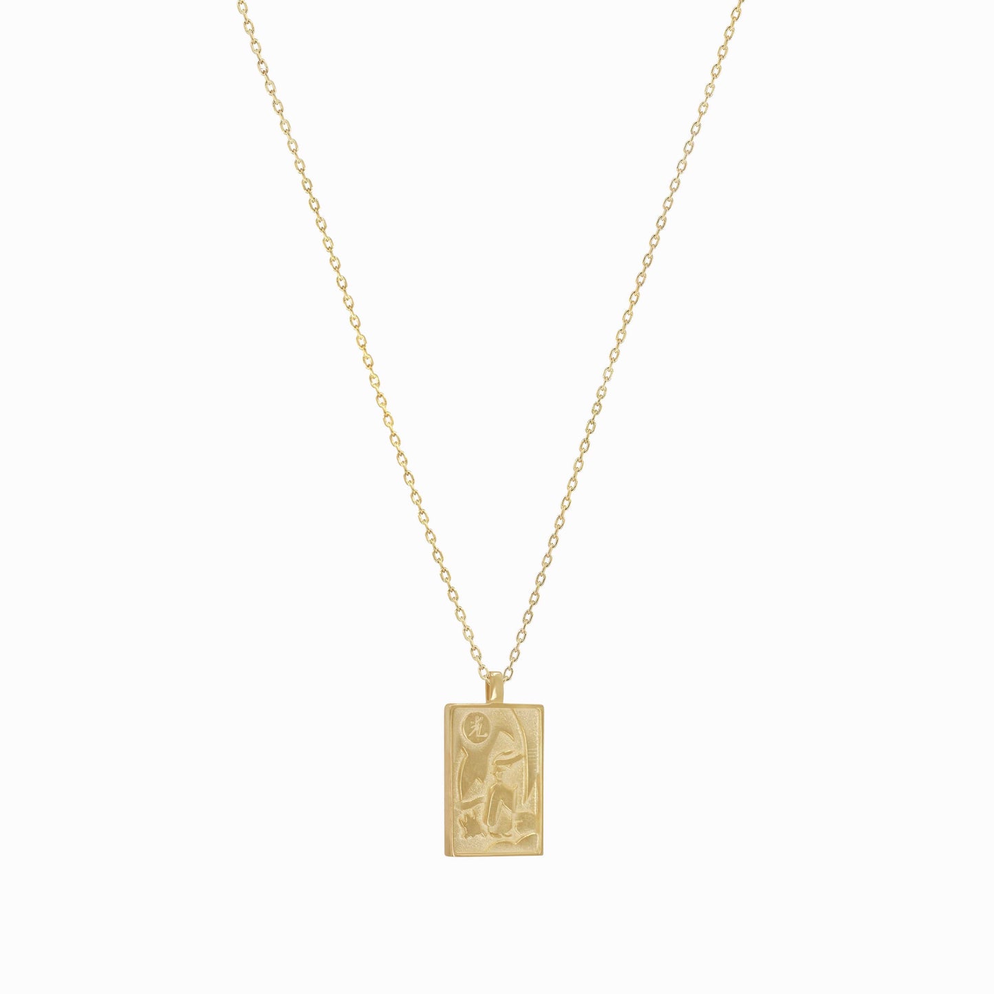 Korean Go-Stop Card Game Ogwang December Pendant 14KSolid Gold 오광 비