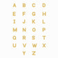 J Initial Letter Ring 14K Solid Gold