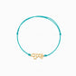 Hangul Custom Name Cord Bracelet MINJAE 14K Solid Gold – Personalized