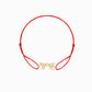 Korean Custom Name Cord Bracelet in 14K Solid Gold – Personalized BY L’AIMÉ NEW YORK