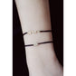 Korean Letter Laugh Cord Bracelet 14K Solid Gold ㅋㅋㅋㅋ