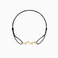 Korean Letter Laugh Cord Bracelet 14K Solid Gold ㅋㅋㅋㅋ BY L’AIMÉ NEW YORK