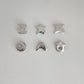 Modern Puffy Bubble Korean Hangul initial pendants by BY L’AIMÉ NEW YORK,  한글이름 목걸이