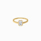 Bezel Emerald Cut Diamond Ring EVER