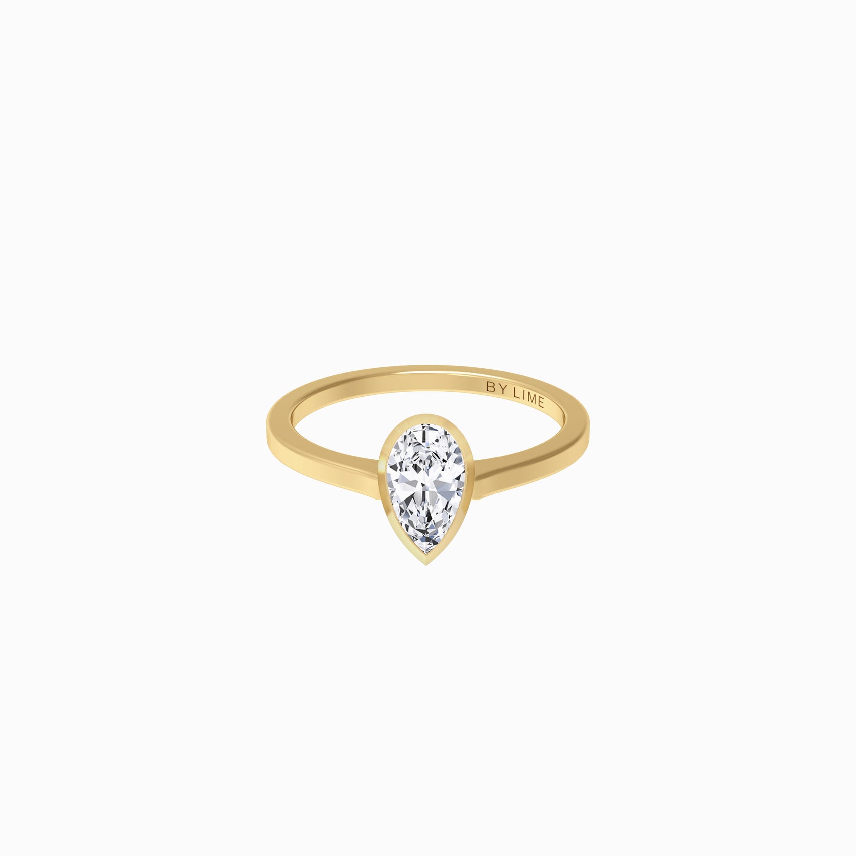 Lab Created Diamond Pear Ever Ring In Stock