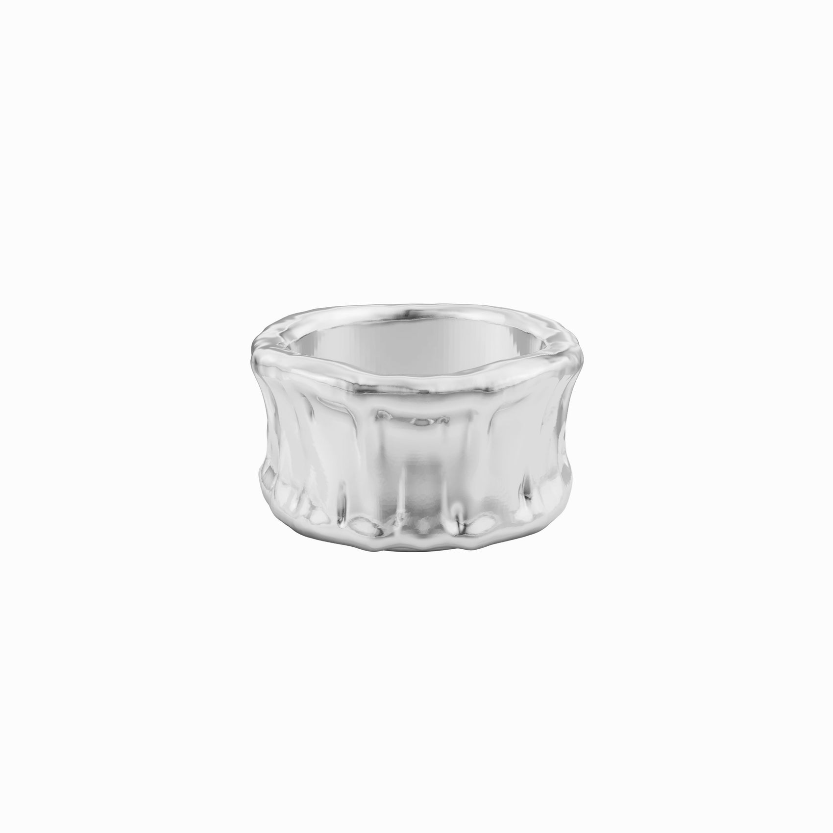 Bone Spine Statement Ring Bold, Sterling Silver – BY L'AIMÉ NEW YORK