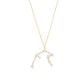 Aquarius Zodiac Constellation Pavé Diamond Pendant 14K Solid Gold