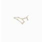 Leo Zodiac Constellation Pavé Lab Diamond Pendant 14K Solid Gold