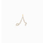 Pisces Zodiac Constellation Pavé Lab Diamond Pendant 14K Solid Gold