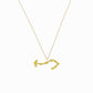 Scorpio Zodiac Constellation Pendant 14K Solid Gold Citrine Birthstone