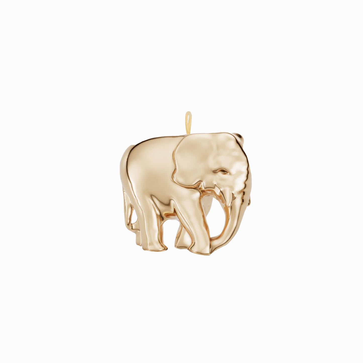 Elephant Pendant 14K Solid Gold 코끼리