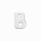 Soft Puffy Bubble Initial Letter Necklace Sterling Silver | BY L’AIMÉ NEW YORK Fine Jewelry NYC