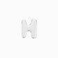Soft Puffy Bubble Initial Letter Necklace Sterling Silver | BY L’AIMÉ NEW YORK Fine Jewelry NYC