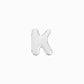 Soft Puffy Bubble Initial Letter Necklace Sterling Silver | BY L’AIMÉ NEW YORK Fine Jewelry NYC