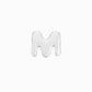 Soft Puffy Bubble Initial Letter Necklace Sterling Silver | BY L’AIMÉ NEW YORK Fine Jewelry NYC