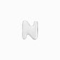 Soft Puffy Bubble Initial Letter Necklace Sterling Silver | BY L’AIMÉ NEW YORK Fine Jewelry NYC