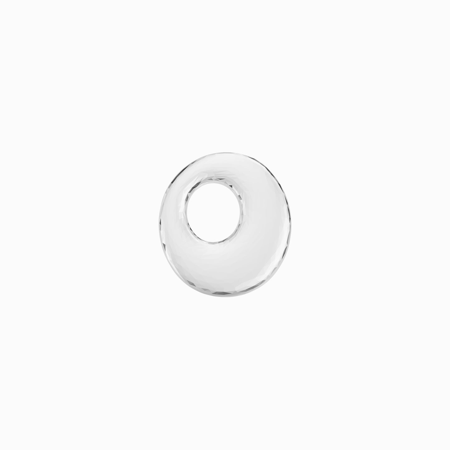 Soft Puffy Bubble Initial Letter Necklace Sterling Silver | BY L’AIMÉ NEW YORK Fine Jewelry NYC