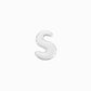 Soft Puffy Bubble Initial Letter Necklace Sterling Silver | BY L’AIMÉ NEW YORK Fine Jewelry NYC