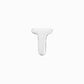 Soft Puffy Bubble Initial Letter Necklace Sterling Silver | BY L’AIMÉ NEW YORK Fine Jewelry NYC