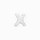 Soft Puffy Bubble Initial Letter Necklace Sterling Silver | BY L’AIMÉ NEW YORK Fine Jewelry NYC