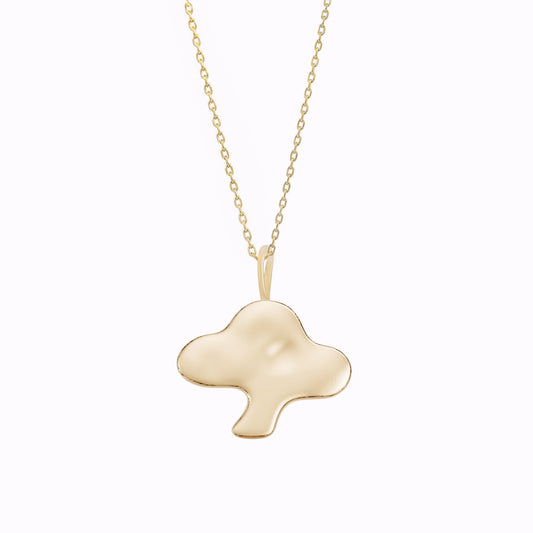 Sonamu Pine Charm Necklace 14K Solid Gold | The Eternal Ten 소나무
