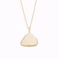 Rock Lucky Charm Necklace 14K Solid Gold | Korean Ten Symbols of Longevity 십장생 바위