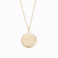 Sun Charm Necklace 14K Solid Gold | Korean Ten Symbols of Longevity 십장생 해