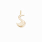 Hak Crane Charm Necklace 14K Solid Gold | The Eternal Ten 학 | Ten Symbols of Longevity 십장생 | BY L’AIMÉ NEW YORK 