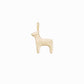 Saseum Deer Charm Necklace 14K Solid Gold | The Eternal Ten 사슴 | Ten Symbols of Longevity 십장생 | BY L’AIMÉ NEW YORK 