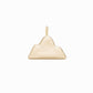 Mountain Charm Necklace 14K Solid Gold | Ten Symbols of Longevity 십장생 산  | BY L’AIMÉ NEW YORK 