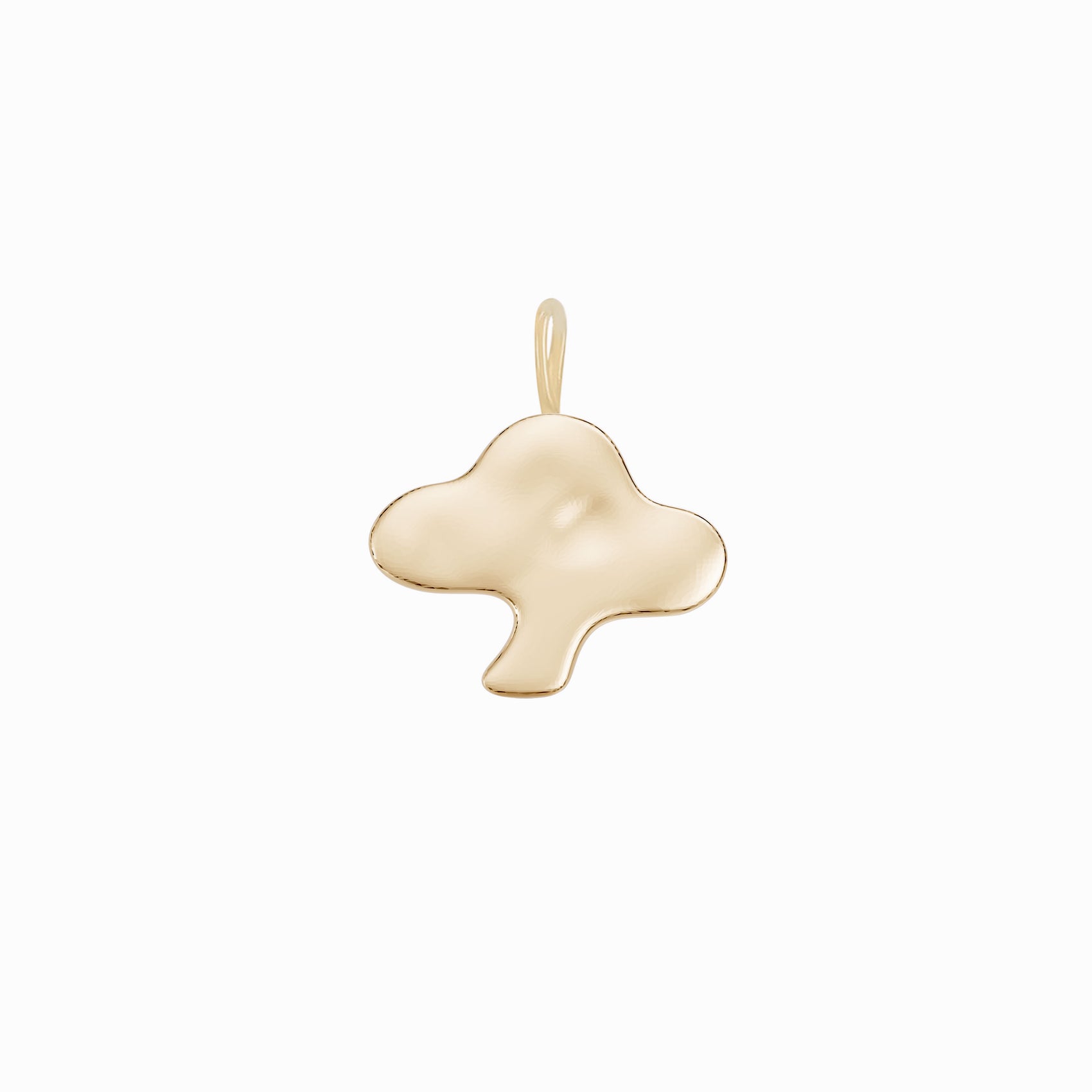 Sonamu Pine Charm Necklace 14K Solid Gold | The Eternal Ten 소나무  | Ten Symbols of Longevity 십장생 | BY L’AIMÉ NEW YORK 