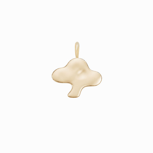 Sonamu Pine Charm Necklace 14K Solid Gold | The Eternal Ten 소나무  | Ten Symbols of Longevity 십장생 | BY L’AIMÉ NEW YORK 
