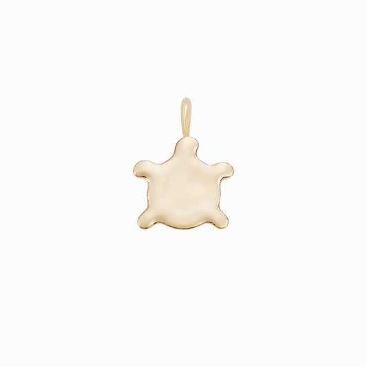 Geobugi Turtle Charm Necklace 14K Solid Gold | The Eternal Ten 거북이 | Ten Symbols of Longevity 십장생 | BY L’AIMÉ NEW YORK 