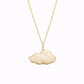 Gureum Cloud Charm Necklace 14K Solid Gold | The Eternal Ten 구름