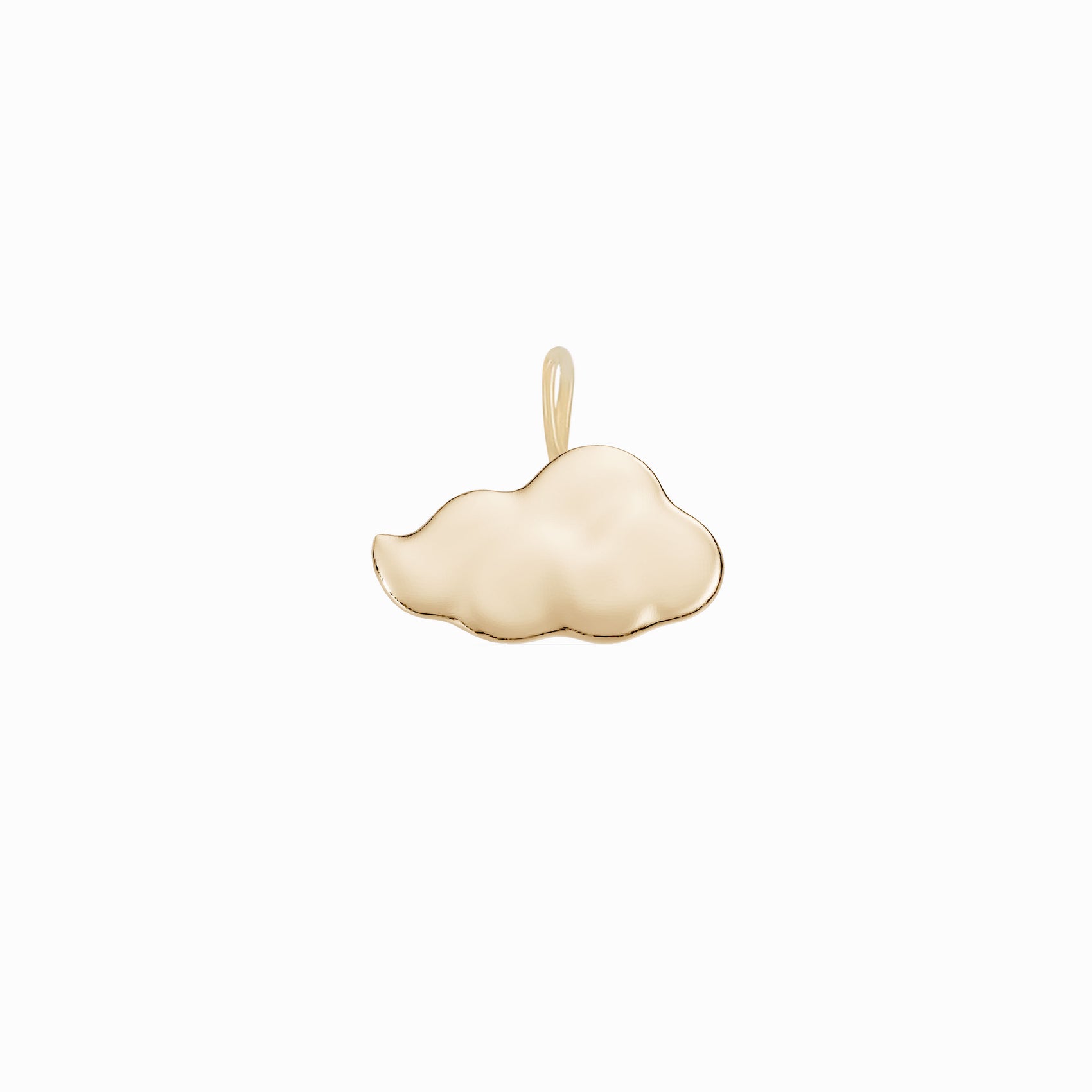 Gureum Cloud Charm Necklace 14K Solid Gold | The Eternal Ten 구름 | Ten Symbols of Longevity 십장생 | BY L’AIMÉ NEW YORK 