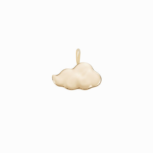 Gureum Cloud Charm Necklace 14K Solid Gold | The Eternal Ten 구름 | Ten Symbols of Longevity 십장생 | BY L’AIMÉ NEW YORK 