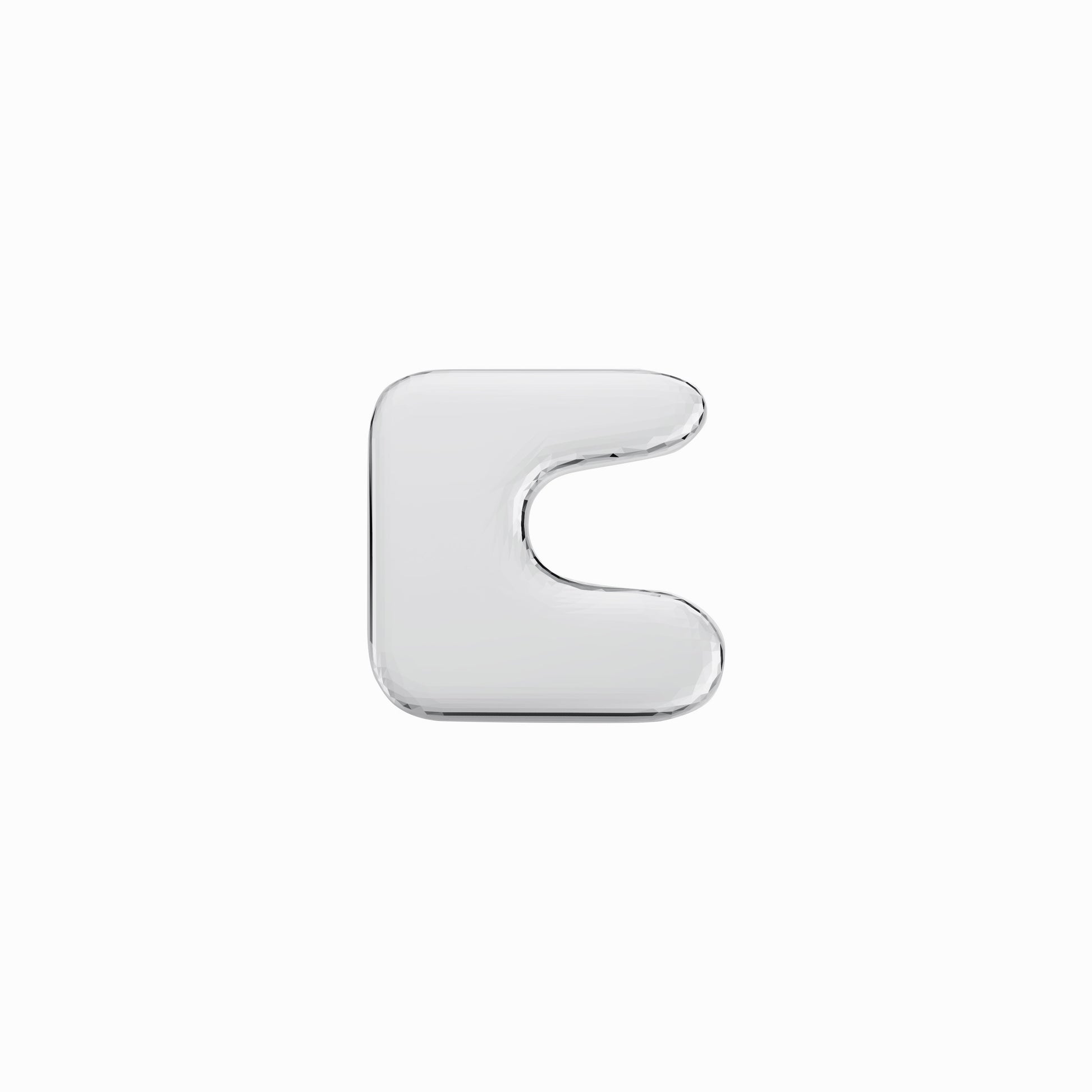 BY L’AIMÉ NEW YORK Puffy Korean Hangul Initial Pendant Sterling Silver  한글 이름 자음 목걸이 팬던트 바이 라이메 뉴욕