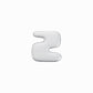 BY L’AIMÉ NEW YORK Puffy Korean Hangul Initial Pendant Sterling Silver  한글 이름 자음 목걸이 팬던트 바이 라이메 뉴욕