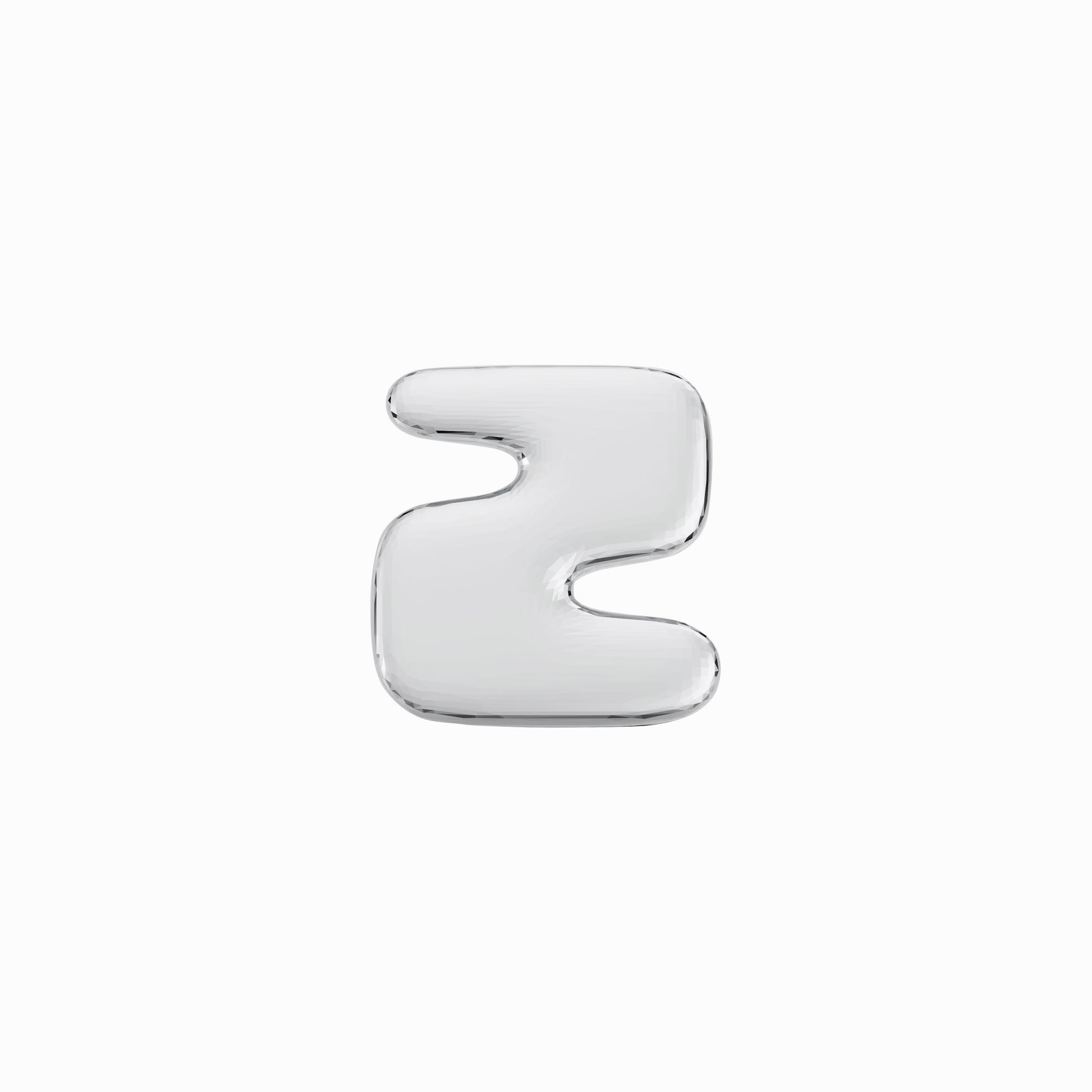 BY L’AIMÉ NEW YORK Puffy Korean Hangul Initial Pendant Sterling Silver  한글 이름 자음 목걸이 팬던트 바이 라이메 뉴욕