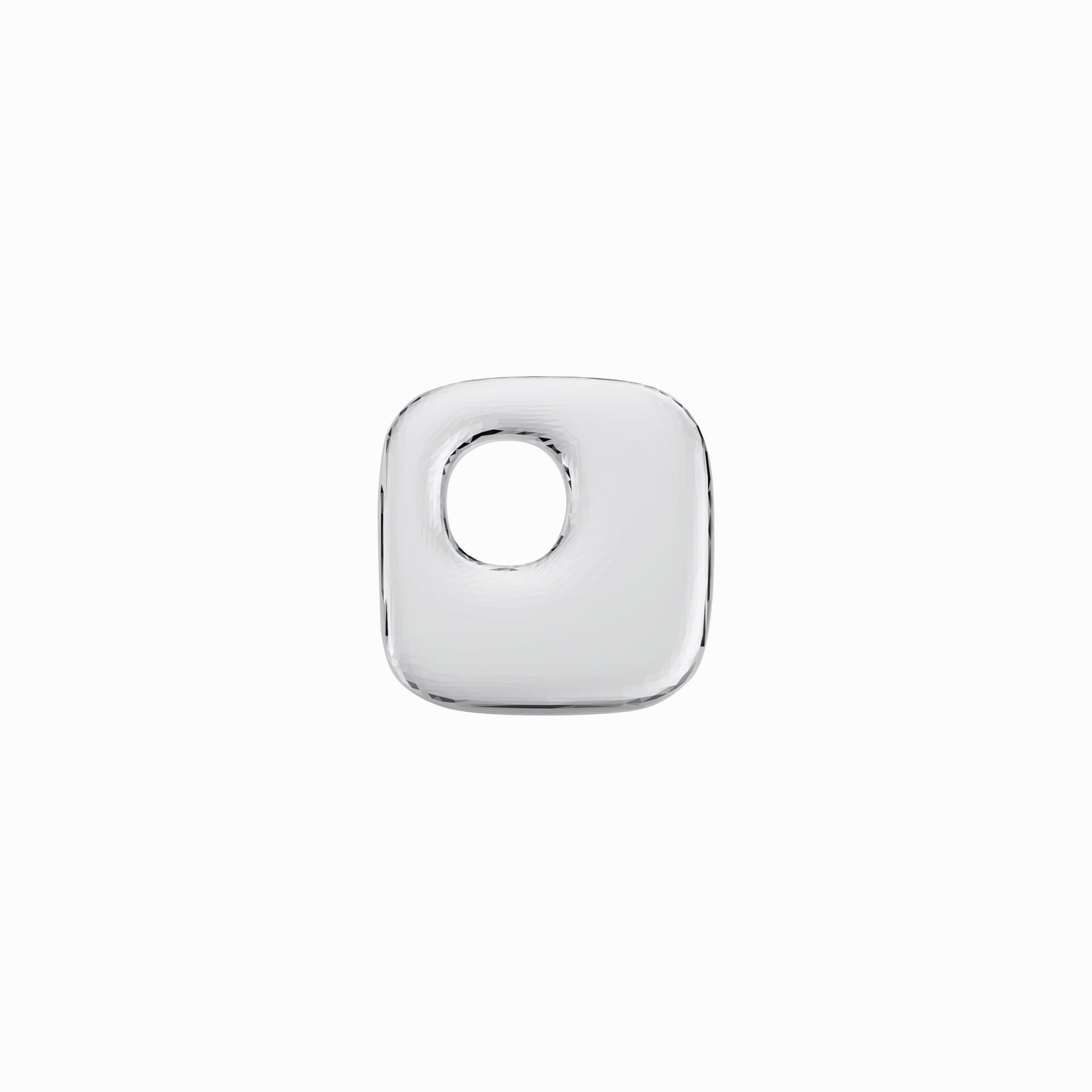 BY L’AIMÉ NEW YORK Puffy Korean Hangul Initial Pendant Sterling Silver  한글 이름 자음 목걸이 팬던트 바이 라이메 뉴욕