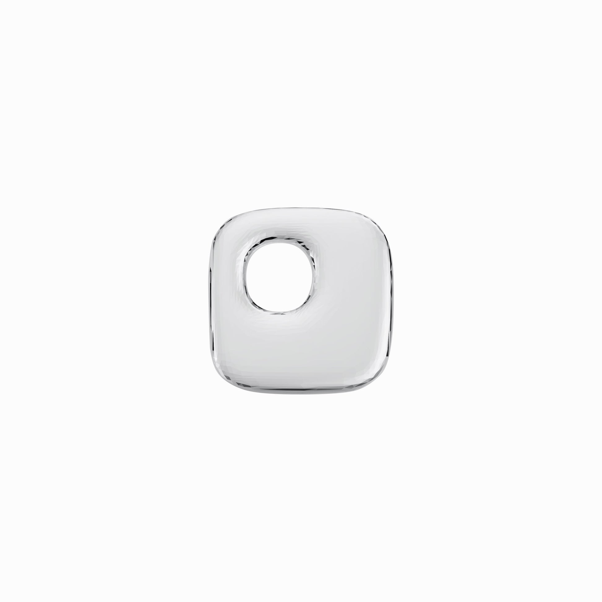 BY L’AIMÉ NEW YORK Puffy Korean Hangul Initial Pendant Sterling Silver  한글 이름 자음 목걸이 팬던트 바이 라이메 뉴욕