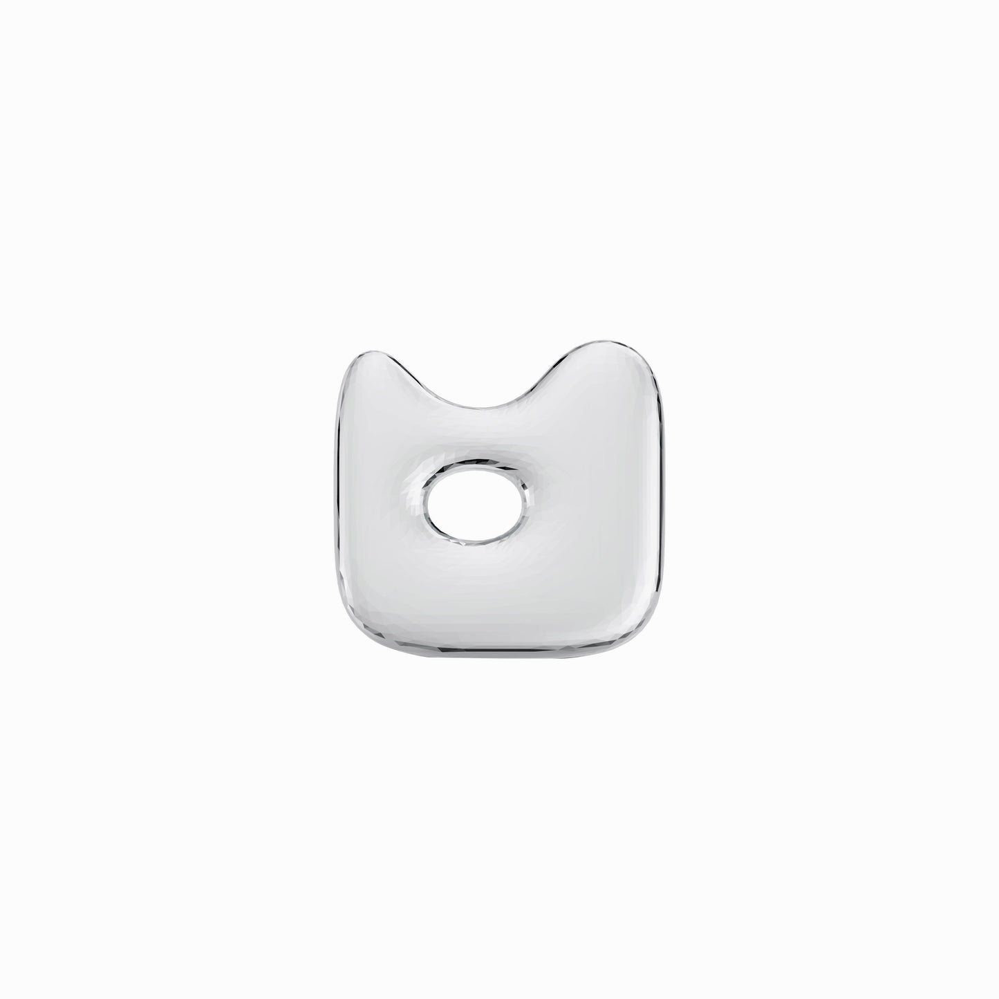 BY L’AIMÉ NEW YORK Puffy Korean Hangul Initial Pendant Sterling Silver  한글 이름 자음 목걸이 팬던트 바이 라이메 뉴욕