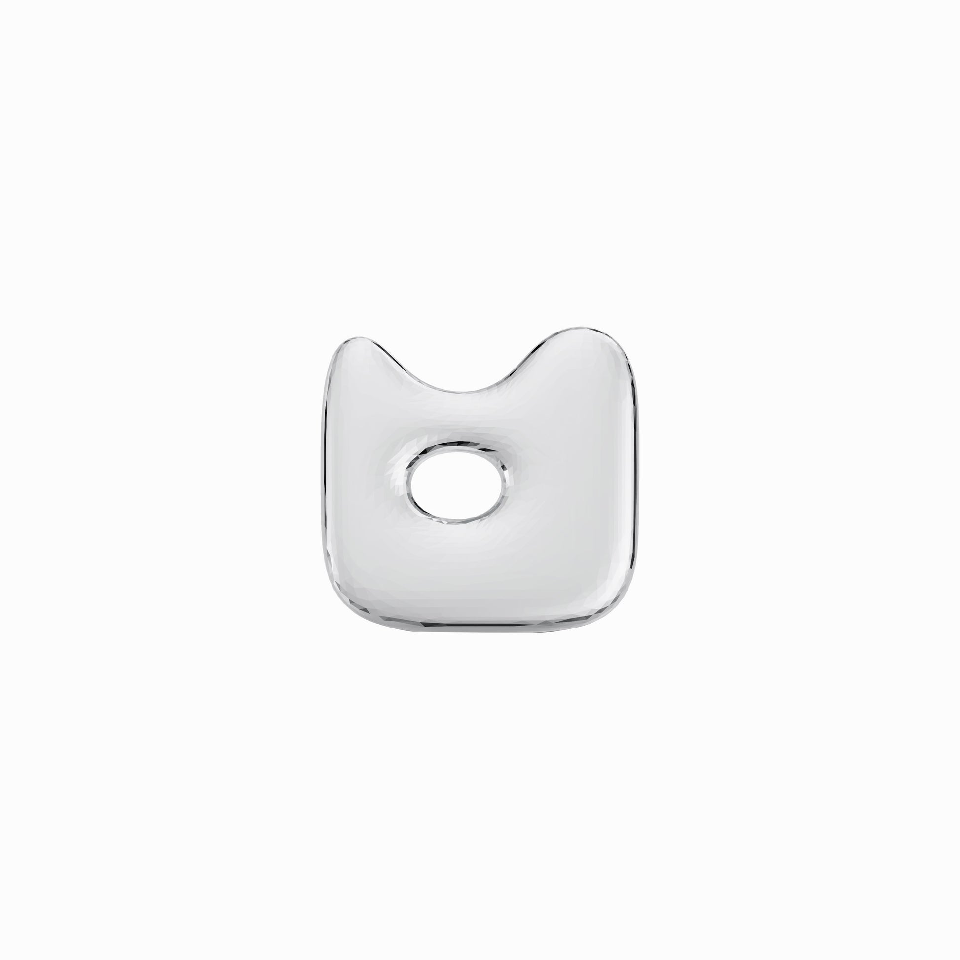 BY L’AIMÉ NEW YORK Puffy Korean Hangul Initial Pendant Sterling Silver  한글 이름 자음 목걸이 팬던트 바이 라이메 뉴욕