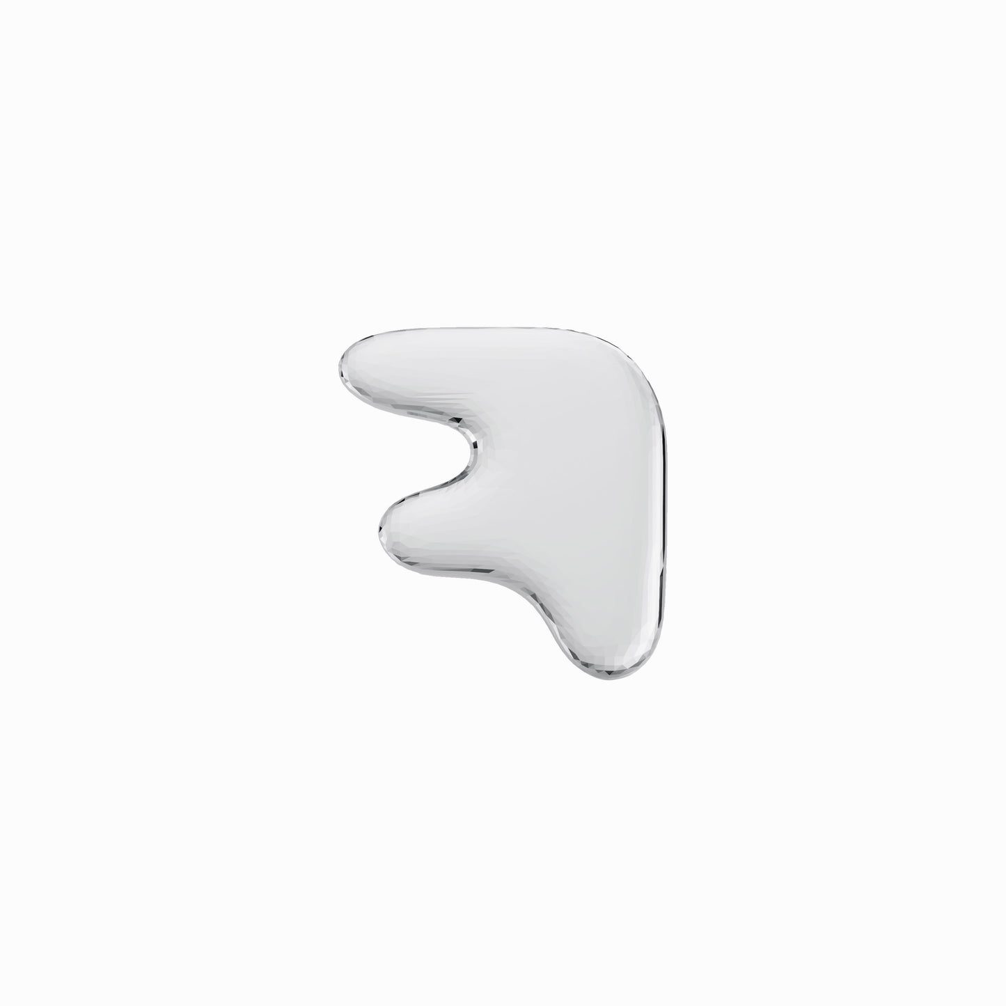 BY L’AIMÉ NEW YORK Puffy Korean Hangul Initial Pendant Sterling Silver  한글 이름 자음 목걸이 팬던트 바이 라이메 뉴욕