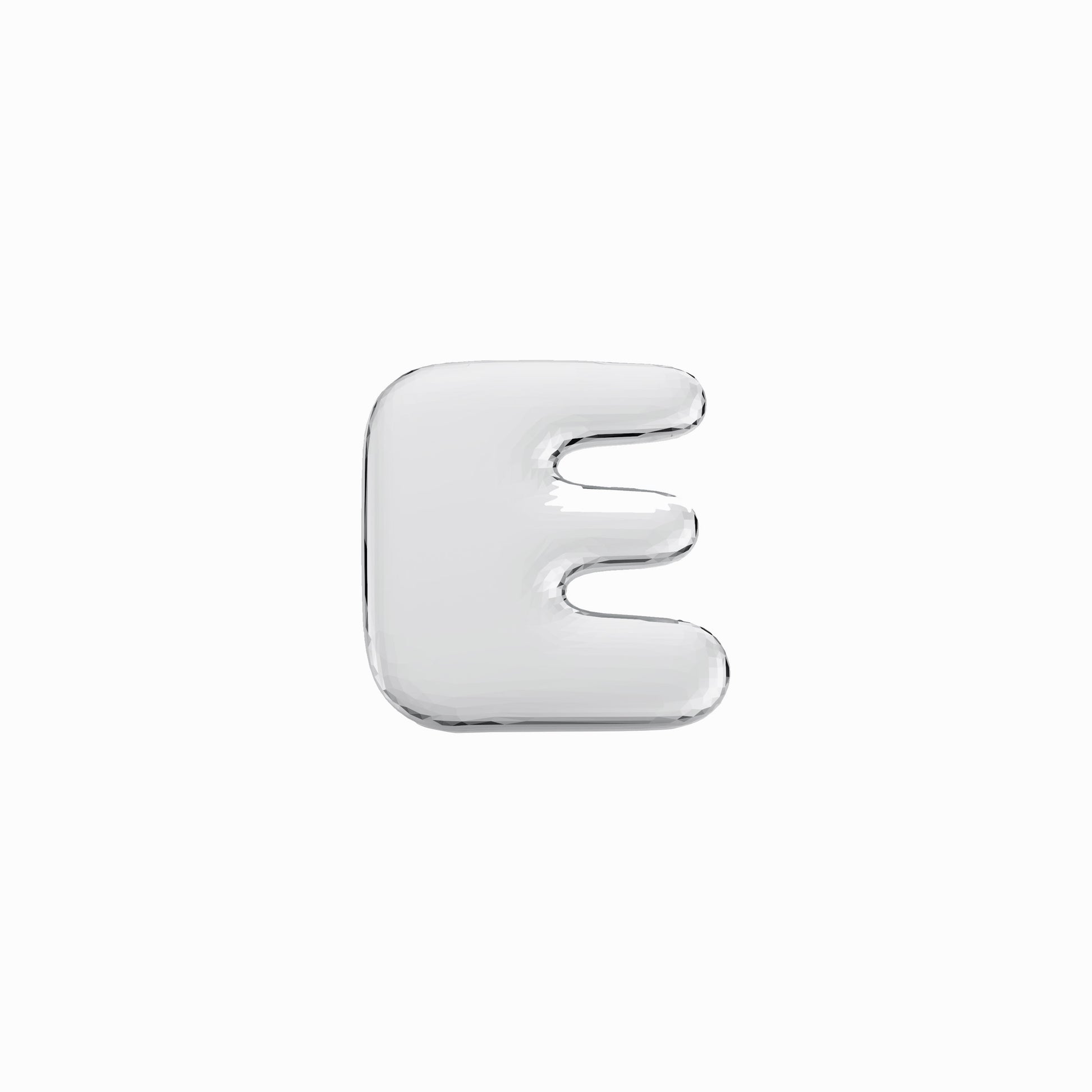 BY L’AIMÉ NEW YORK Puffy Korean Hangul Initial Pendant Sterling Silver  한글 이름 자음 목걸이 팬던트 바이 라이메 뉴욕