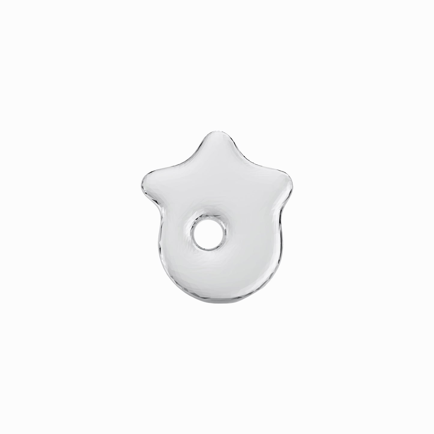 BY L’AIMÉ NEW YORK Puffy Korean Hangul Initial Pendant Sterling Silver  한글 이름 자음 목걸이 팬던트 바이 라이메 뉴욕