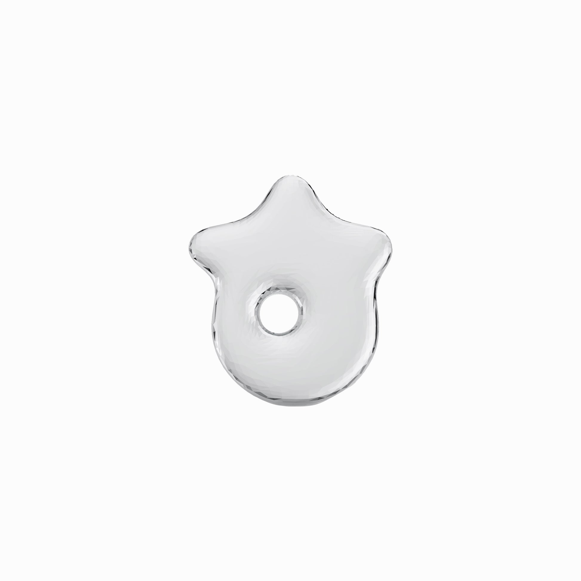 BY L’AIMÉ NEW YORK Puffy Korean Hangul Initial Pendant Sterling Silver  한글 이름 자음 목걸이 팬던트 바이 라이메 뉴욕